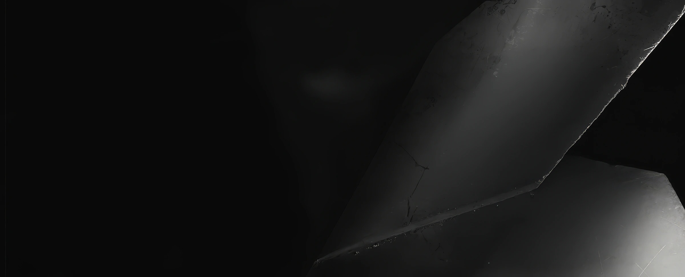 High-contrast abstract composition used as the closing call-to-action backdrop.